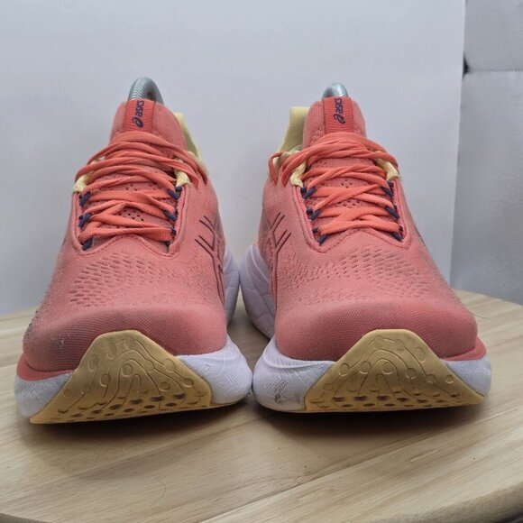 Asics Gel-Nimbus 25 Shoes Orange Walking Running Sneaker 1012B356 women - sz 7.5 - Picture 2 of 8